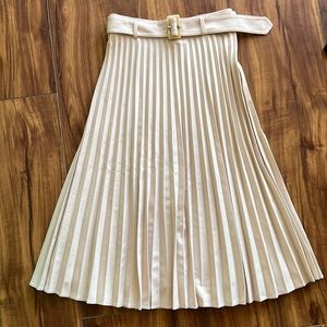 Pleated Midi Skirt